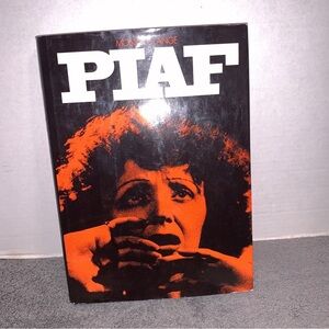 Edith Piaf by Monique Lange HB/DJ Book - Little Sparrow - Cabaret Modern Chanson